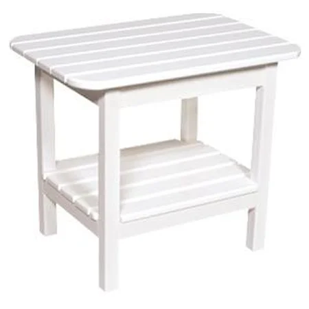 Westerly End Table w/ Lower Shelf